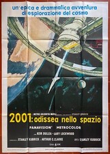 Affiche italienne 2001 L'ODYSSEE DE L'ESPACE Space Odyssey STANLEY KUBRICK 70's