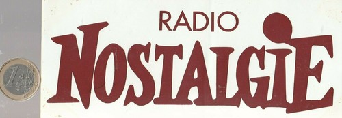 Autocollant radio nostalgie - nostalgie,
