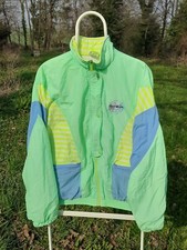 Veste Reebok Vintage Années 80/90 - Couleur Verte - Polyamide - Taille L