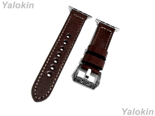 Marron foncé cousu - marron, bande