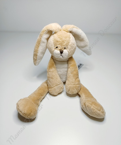 Peluche doudou lapin beige - peluche/doudou,