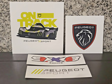 24 HEURES DU MANS 2025 STICKERS PEUGEOT 9X8 24H00 TOTAL ENERGIES #93 #94 WEC