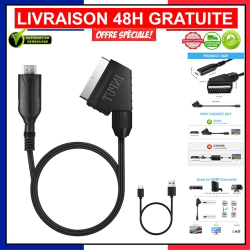 Convertisseur péritel hdmi - convertisseur,