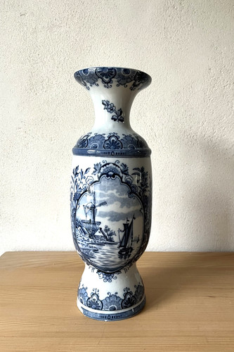 Vase faience delft - de,