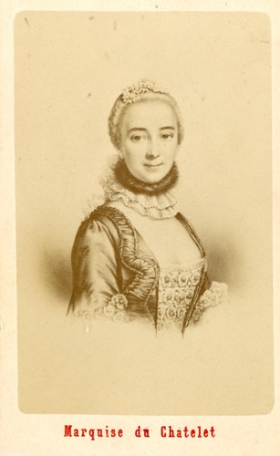 Cdv marquise chatelet - chatelet,