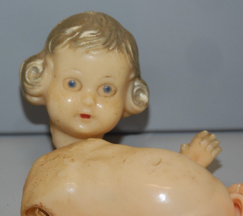 Ancienne petite poupee en - poupee,