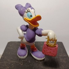 FIGURINE BULLYLAND PVC DISNEY - DAISY avec sac rose