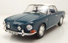 MODELCAR, VOLKSWAGEN Karmann Ghia 1500 Type 34 1961 Bleu et blanc, échelle 1/...