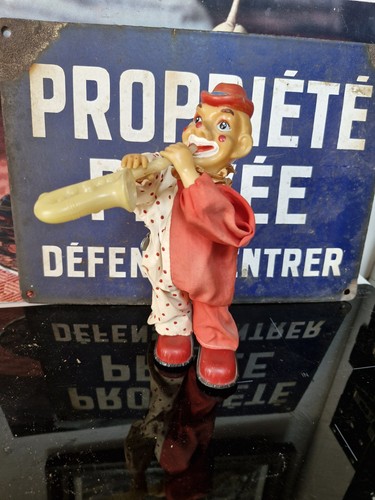 Ancien clown automate jouet - ancien,