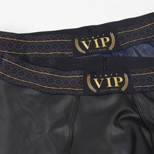 Boxer convexe imitation cuir