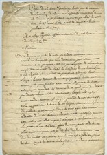 Bourg-en-Bresse. Chevaliers de l'arquebuse. Invitation à un tournoi 1684. Prix.