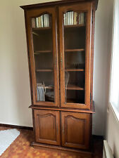 bibliothèque chêne en deux