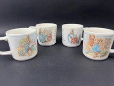 Lot de 4 mugs en porcelaine Peter Rabbit – Beatrix Potter