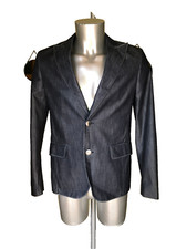 veste en jeans huilé homme JEAN PAUL GAULTIER taille 44 fr (48i) COMME NEUVE