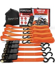 Sangles à Cliquet résistance jusqu’à 680 kg lot De 4 Sangles De Fixation Moto