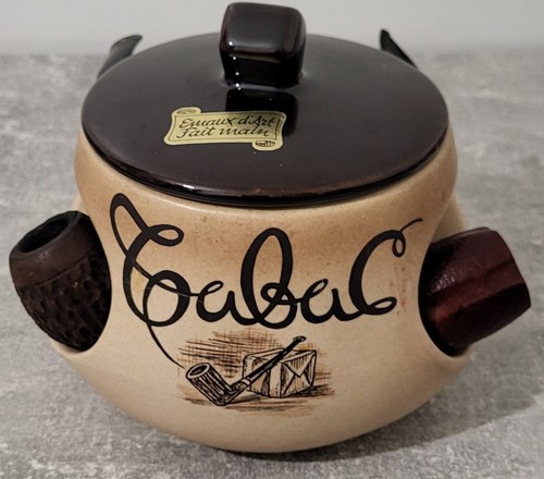 Pot tabac porte pipe - pot,