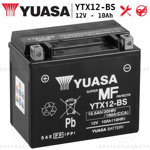 Batterie yuasa ytx12 agm - batterie,