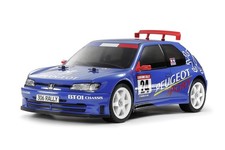Voiture RC électrique Tamiya 1/10 série N°746 Peugeot 306 Maxi (chassis BT-01...