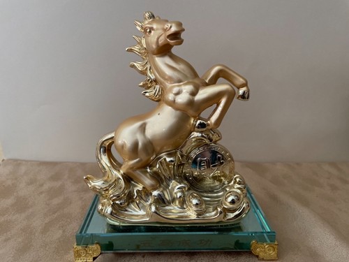 Asian inspired horse figurine - inspired,