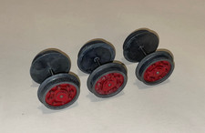 JEP jeu de 3 essieux avec roues rouges de locomotive CC7001