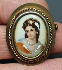 BIJOU - Belle broche en porcelaine de limoges #50