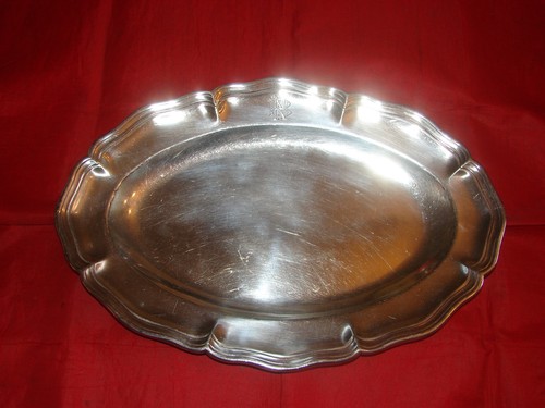 Ancien plat ovale modele - plat, filet