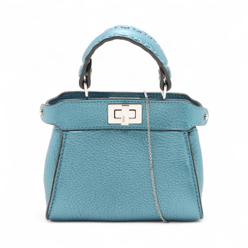 Fendi nano peek boo leather - peek-a-boo,