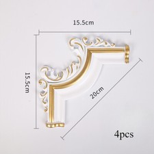 4pcs Autocollant PVC Appliques