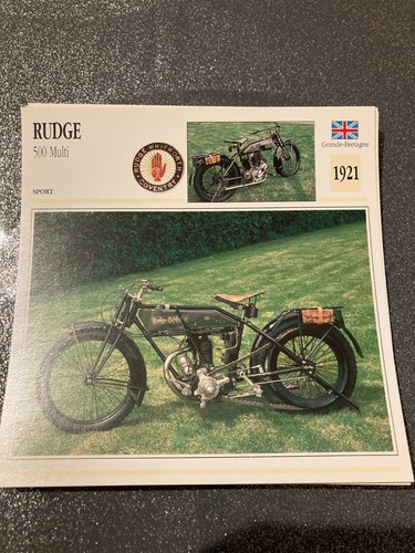 Carte fiche moto collection - moto,