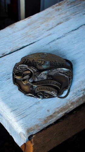 Harley davidson belt buckle - belt,