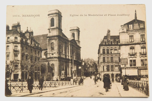 Cpa besançon eglise - cpa,