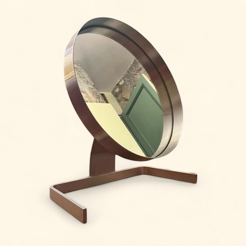 Large circular mirror psyche - mirror,