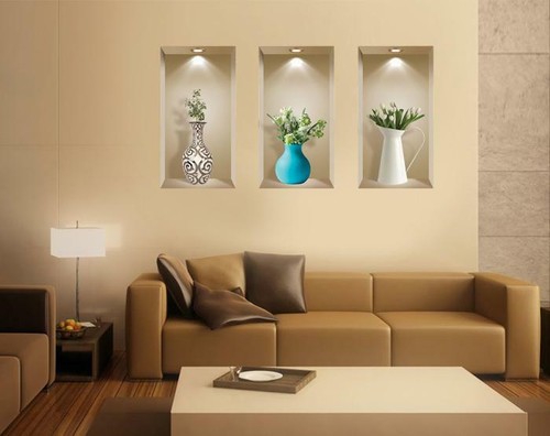 Wall stickers art niche - 3d,