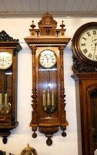 59221 GUSTAV BECKER Régulateur Viennois GRAND SONNERIE-QUART D'HEURE-135cm