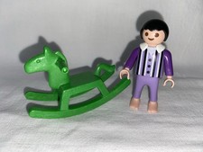Playmobil Garçon Cheval Bascule Chambre Enfant Victorian 1900 5312 70892 Maison