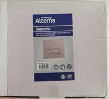 Plaque de chasse d'eau double