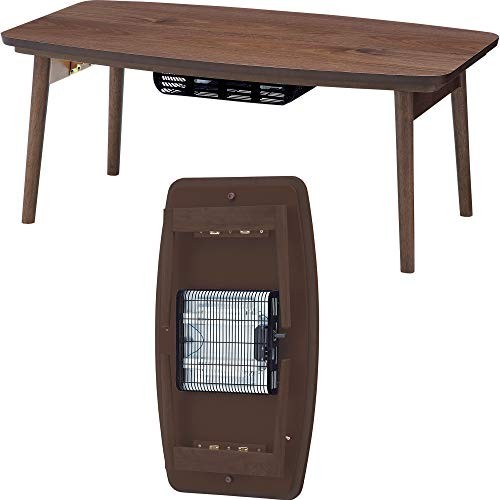 Table kotatsu pliante noyer - pliante, en