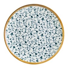 Assiette Plate Calif Bleu En
