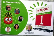 cyclisme - Carte ANTARGAZ