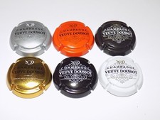 SERIE DE 6 CAPSULES DE CHAMPAGNE - Veuve DOUSSOT