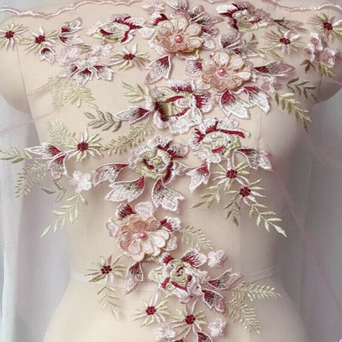 Broderie applique fleur - applique,
