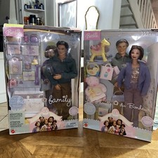 Lot 2  Barbie Happy Family Neighborhood Happy 1er anniversaire grand-père,mamie