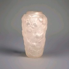 Rare Vase Art Déco A. Hunebelle & R.Cogneville , Mod.  "Campanules" Années 30