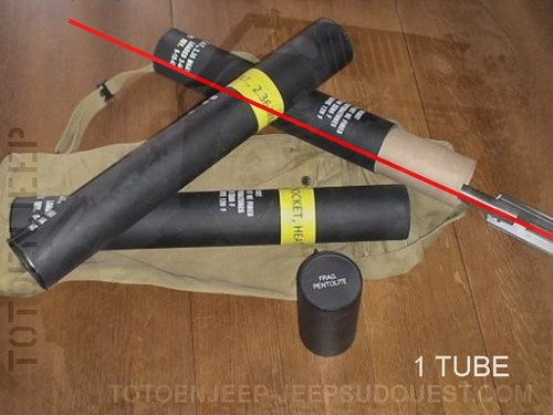 Tube vide roquette rocket - tube,