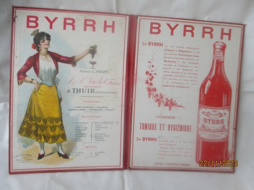 Byrrh porte menu violet - byrrh,