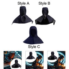 Cagoule de soudage en denim, chapeau de travail, protection anti-poussière