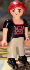 Personnage Figurine Femme Rollers Playmobil