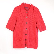 Pull À Manches Courtes Rouge