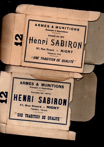 Lot boite cartouche ancienne - lot,