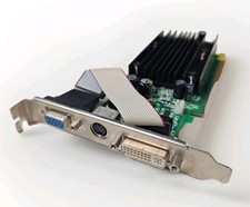 Carte graphique vintage NVIDIA GeForce 7100GS 128MB DDR2 VGA DVI TV rétro gaming